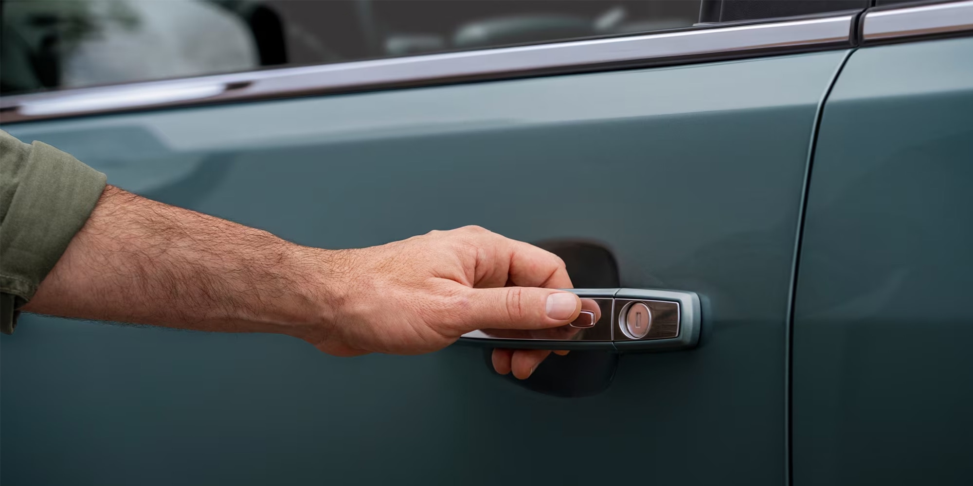 Trailblazer com tecnologia na Maçaneta com sensor keyless